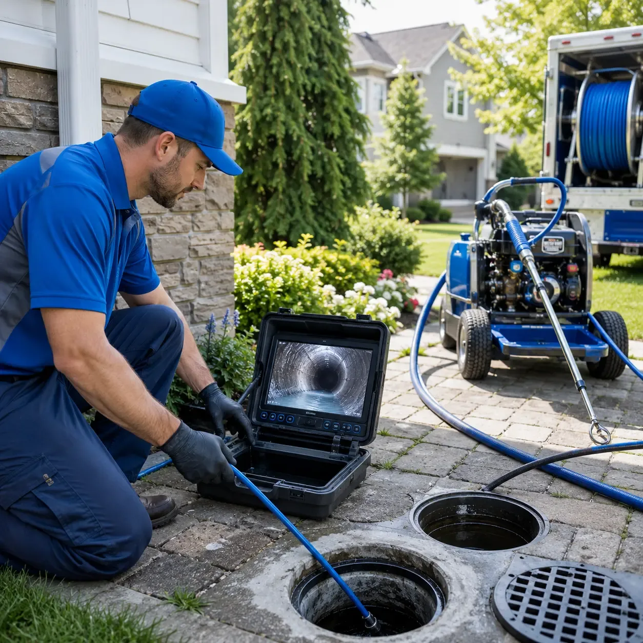 Outdoor drain cleaning professionals serving High Ridge, MO